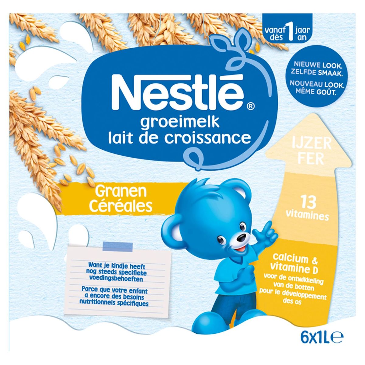 Nestlé Groeimelk Granen vanaf 1 jaar 6x1L