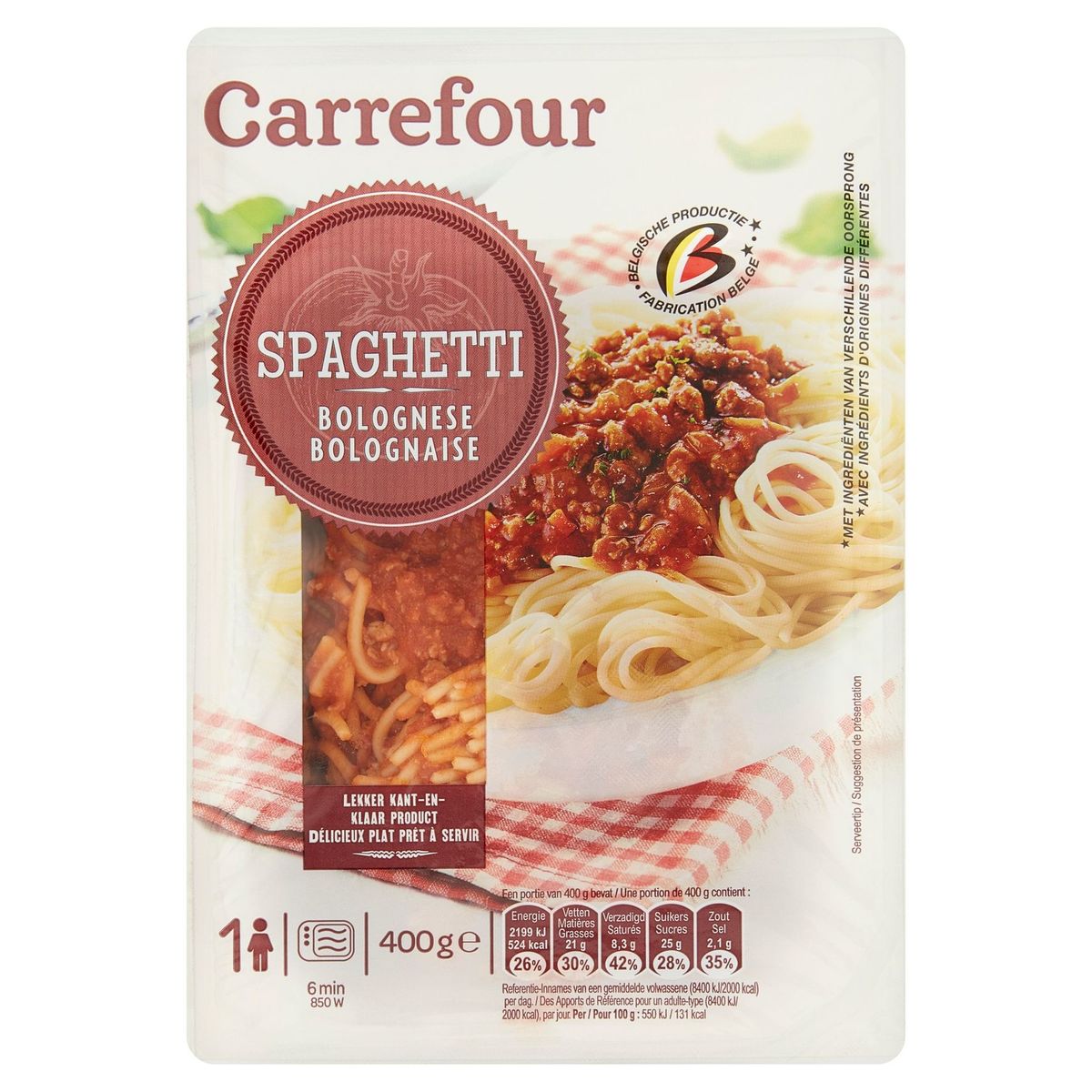 Carrefour Spaghetti Bolognese 400 g