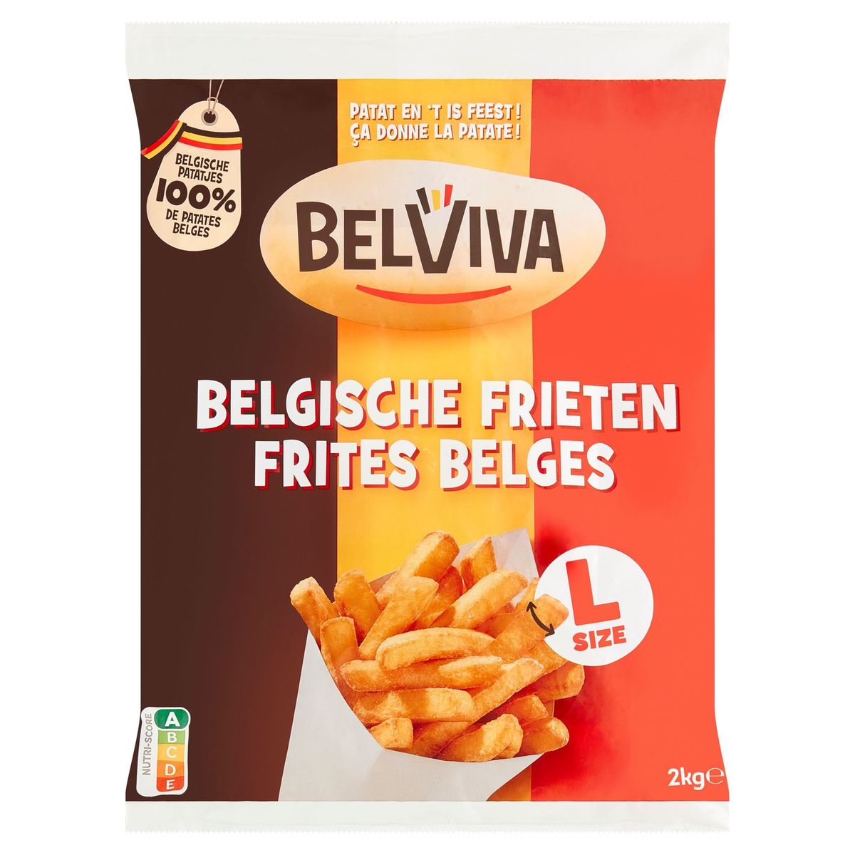 Belviva Frites Belges 2 kg