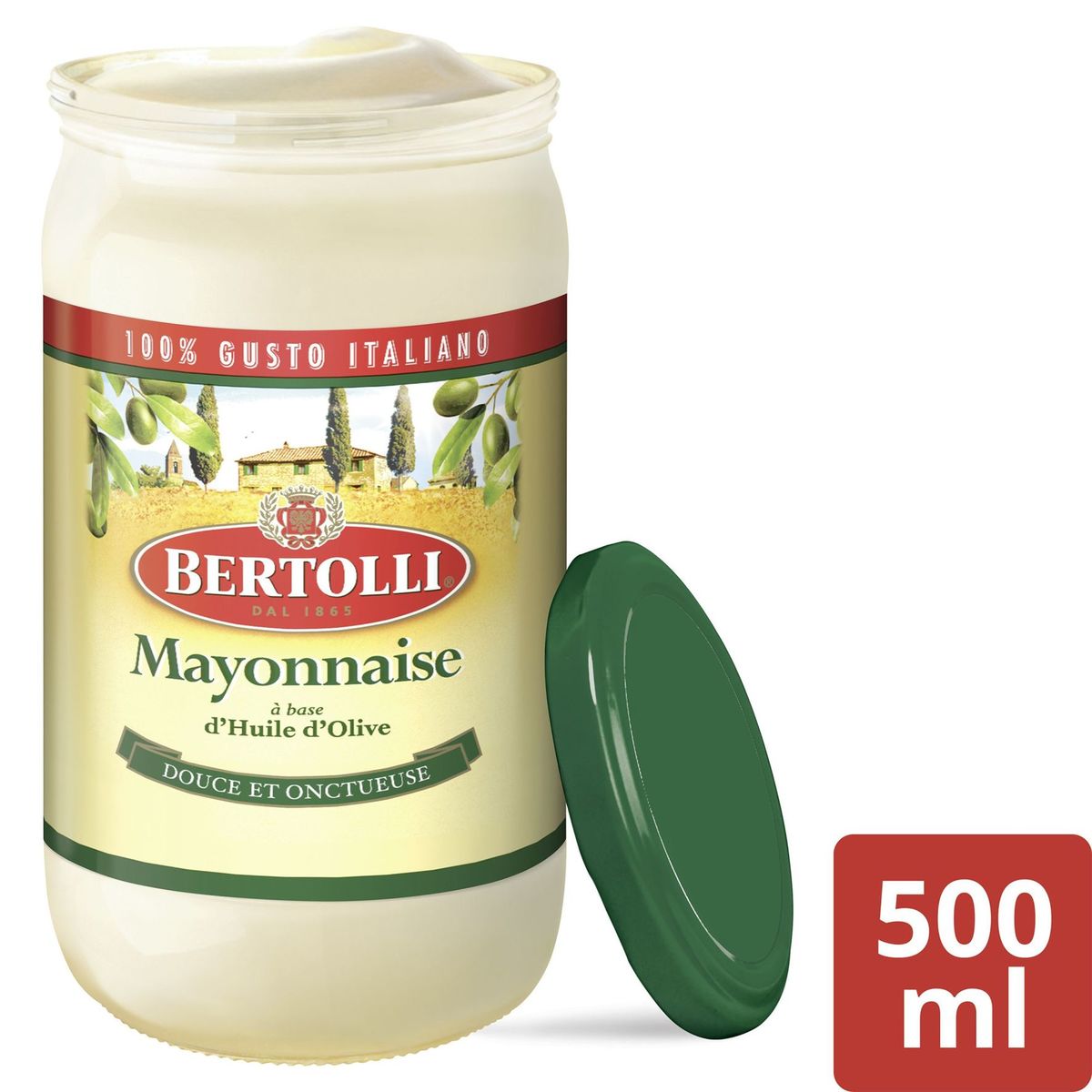 Bertolli Mayonnaise à Base d'Huile d'Olive 500 ml