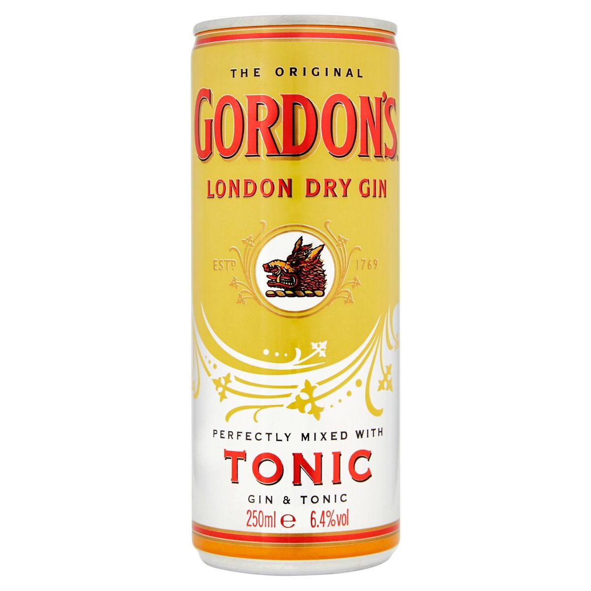Gordons London Dry Gin And Tonic 250 Ml Carrefour Site
