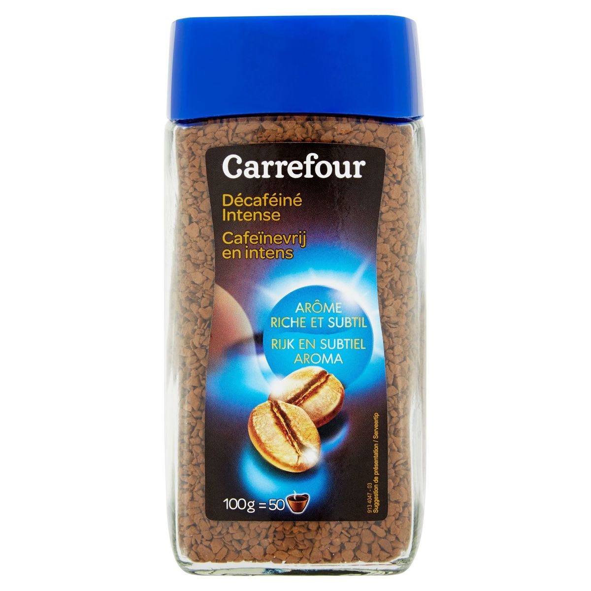 Carrefour Cafeïnevrij en Intens 100 g