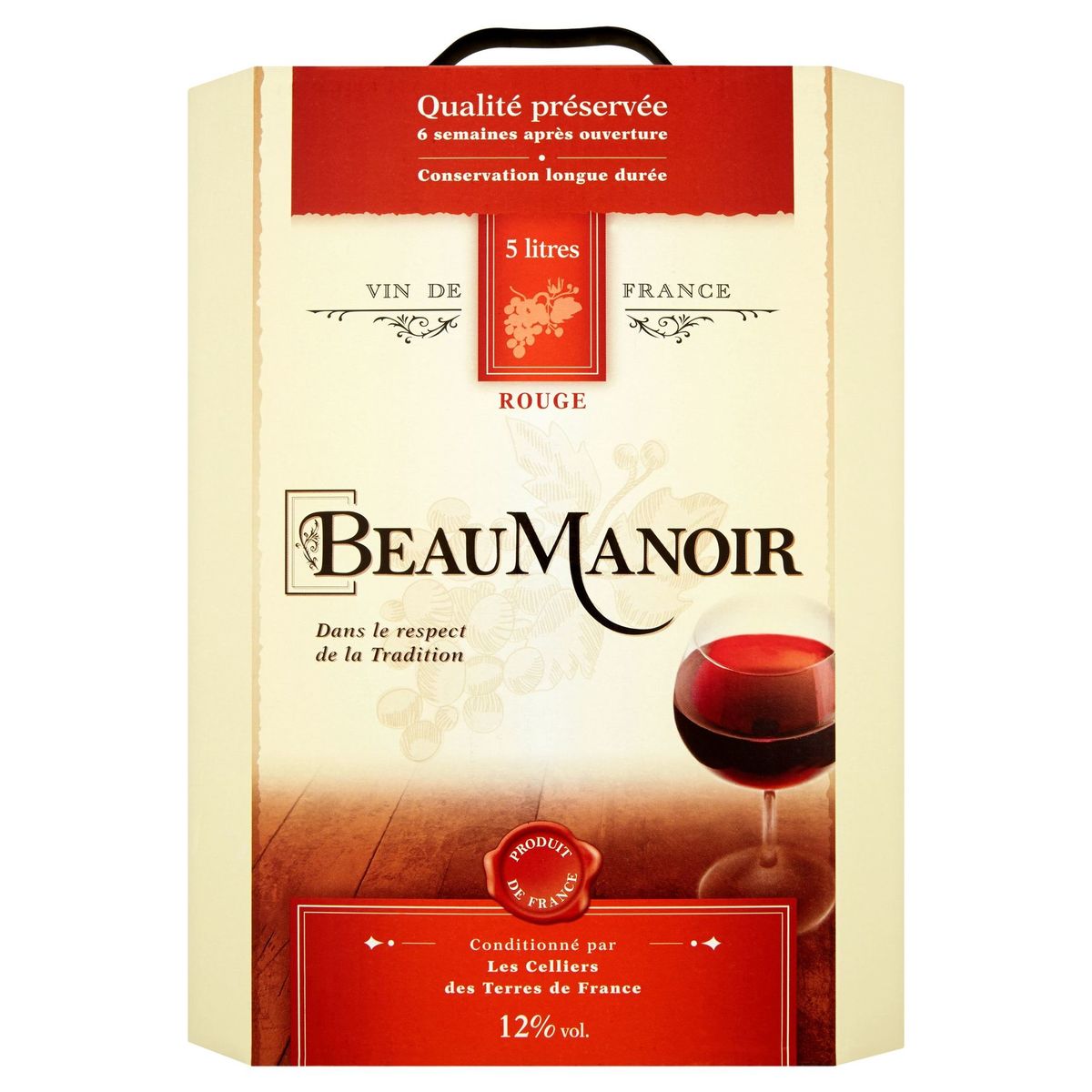 Beaumanoir Vin de France Rouge 5 L