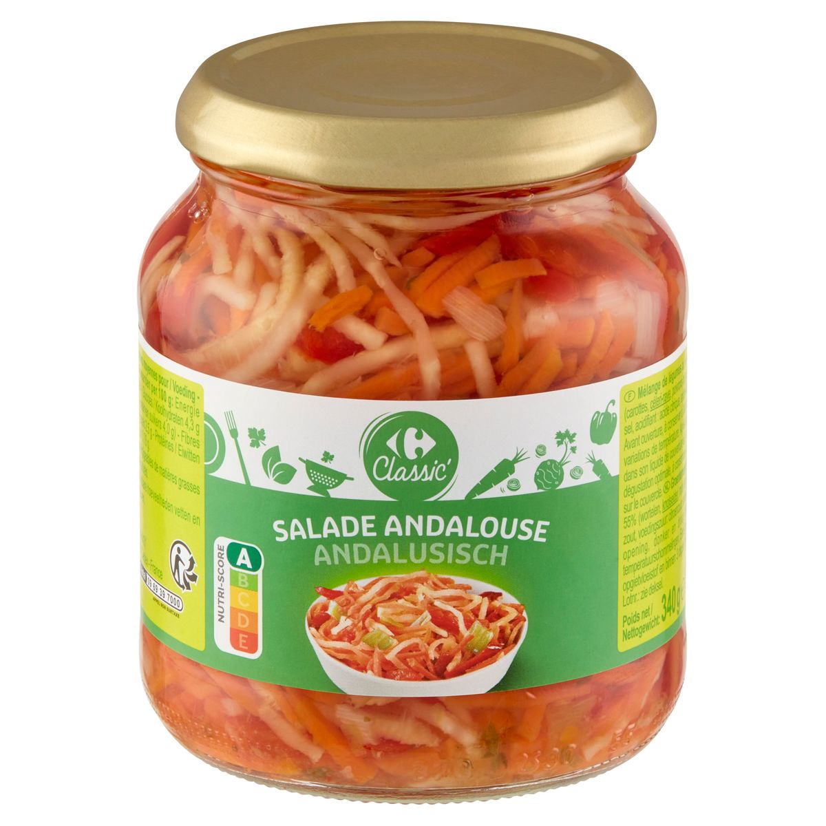 Carrefour Classic' Salade Andalouse 340 g