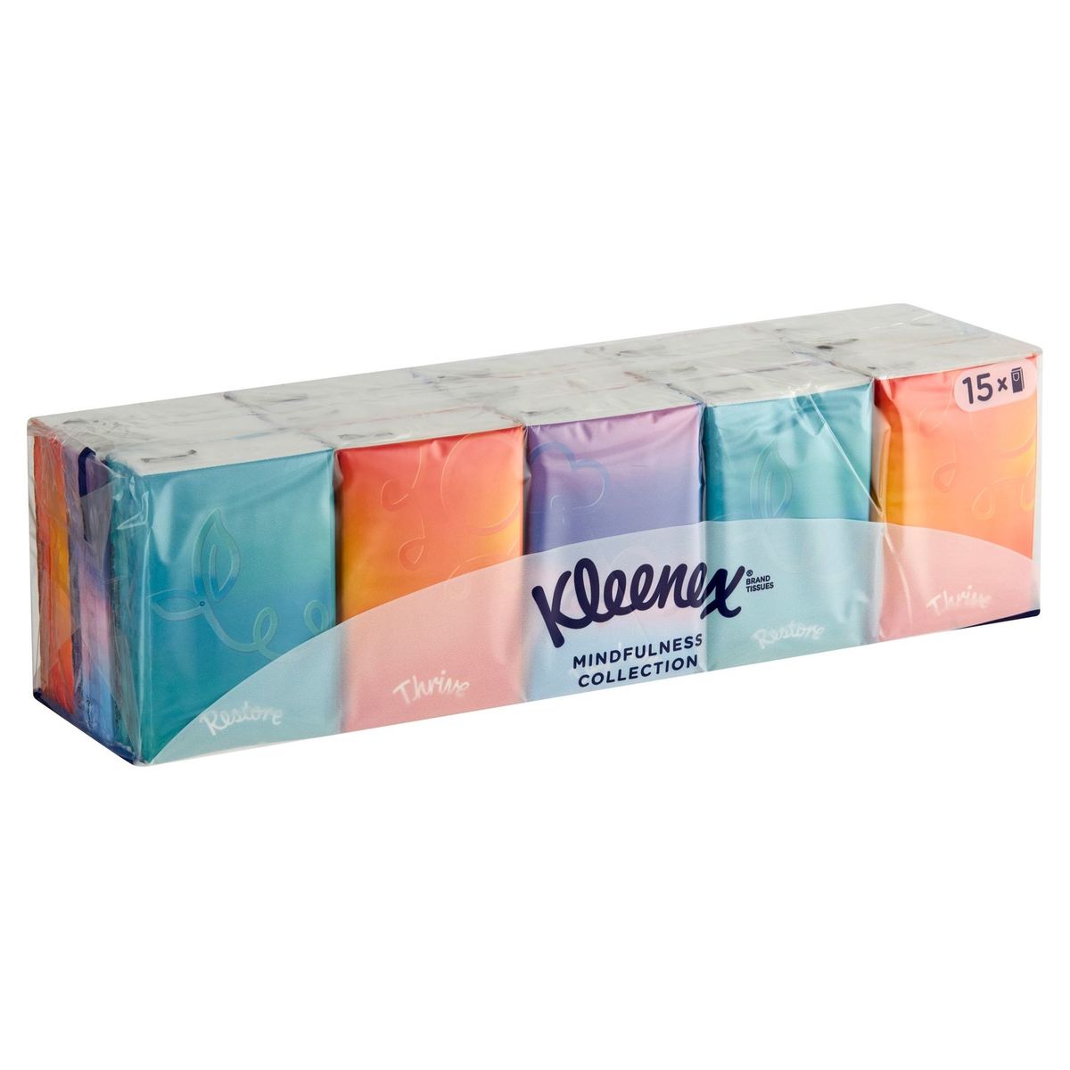 Kleenex Collection Mouchoirs 4-Épaisseurs 15 Pièces