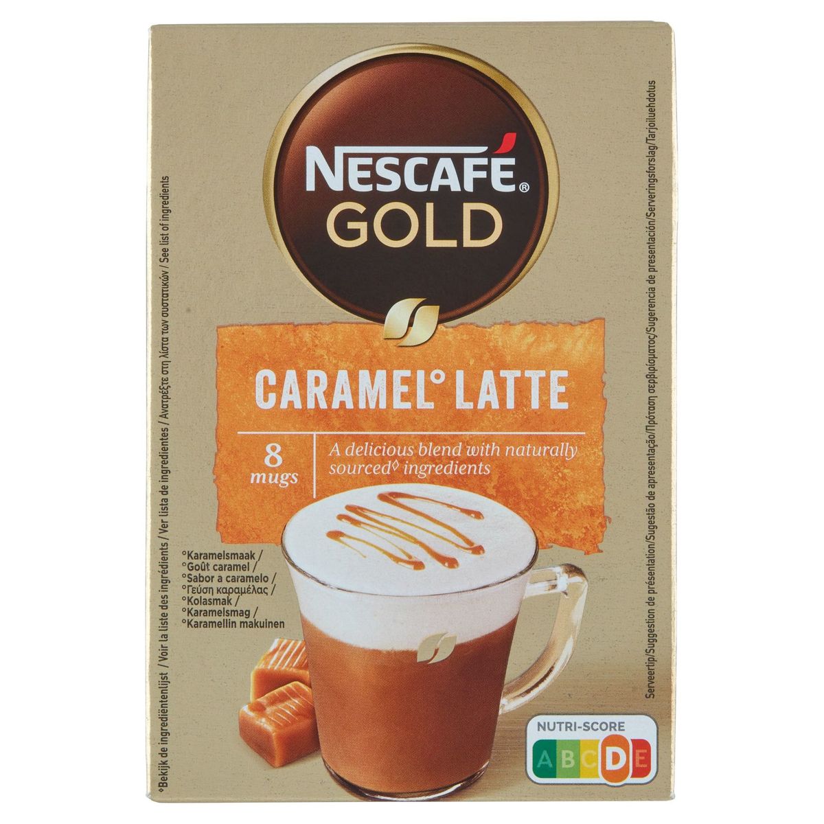 Nescafé Gold Caramel Latte 8 x 17 g