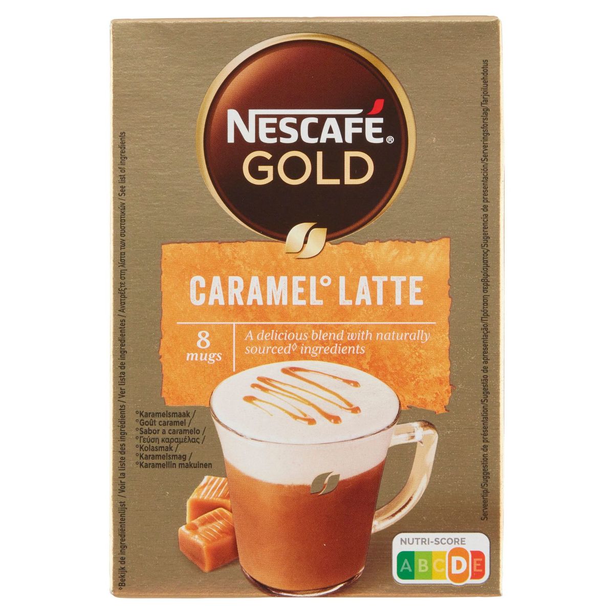 Nescafé Gold Koffie Caramel Latte 8 x 17 g