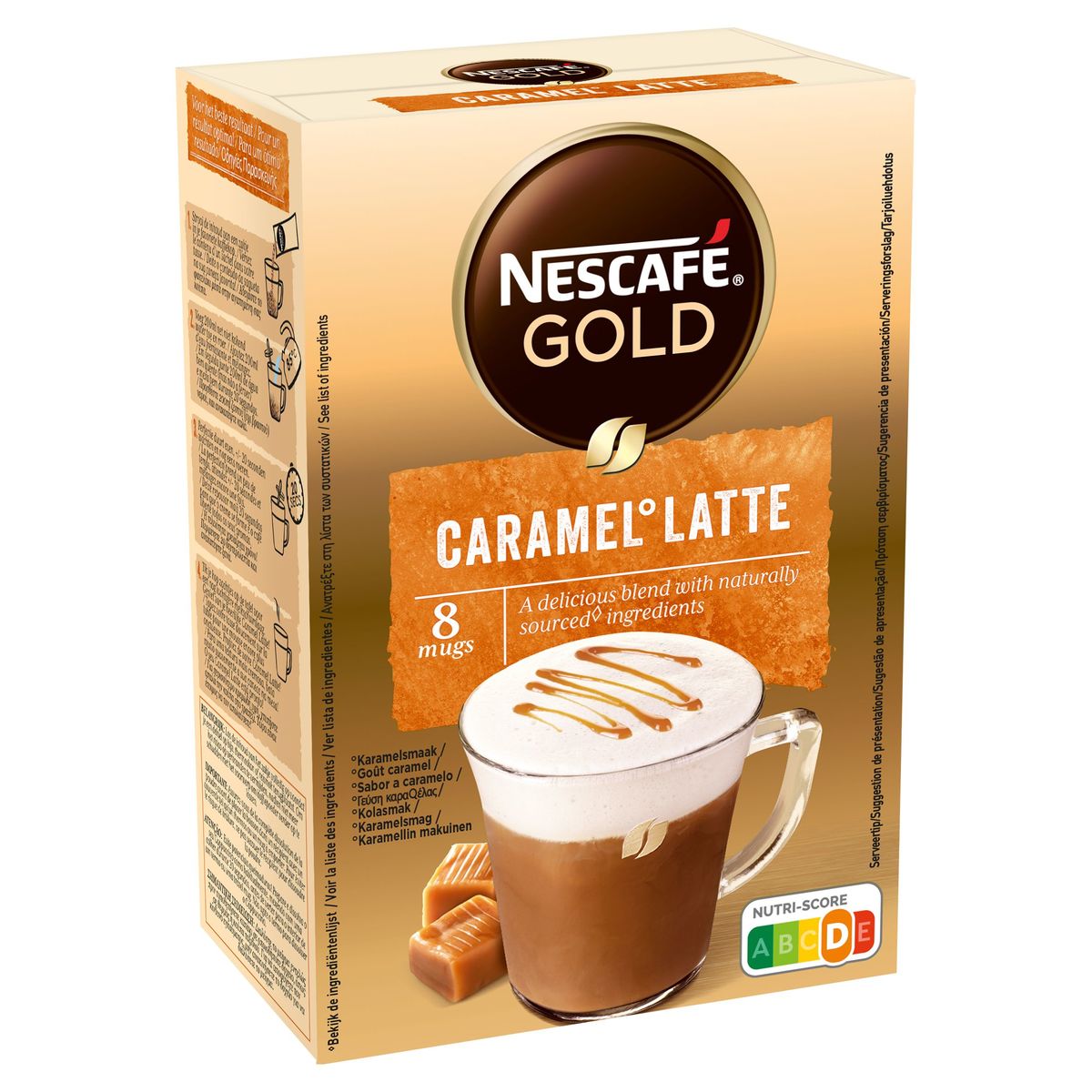 Nescafé Gold Café Caramel Latte 8 x 17 g