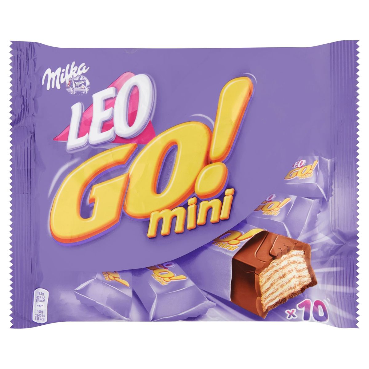Milka LEO GO Mini Biscuits Au Chocolat 182 g