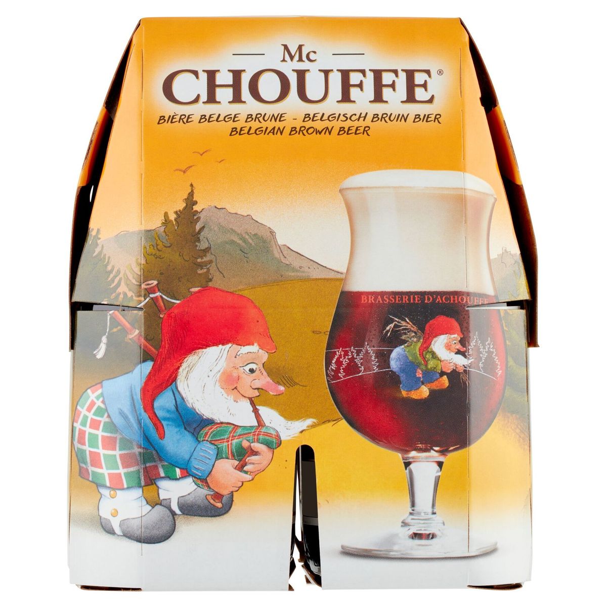 Mc Chouffe Bière Belge Brune Bouteilles 4 x 330 ml