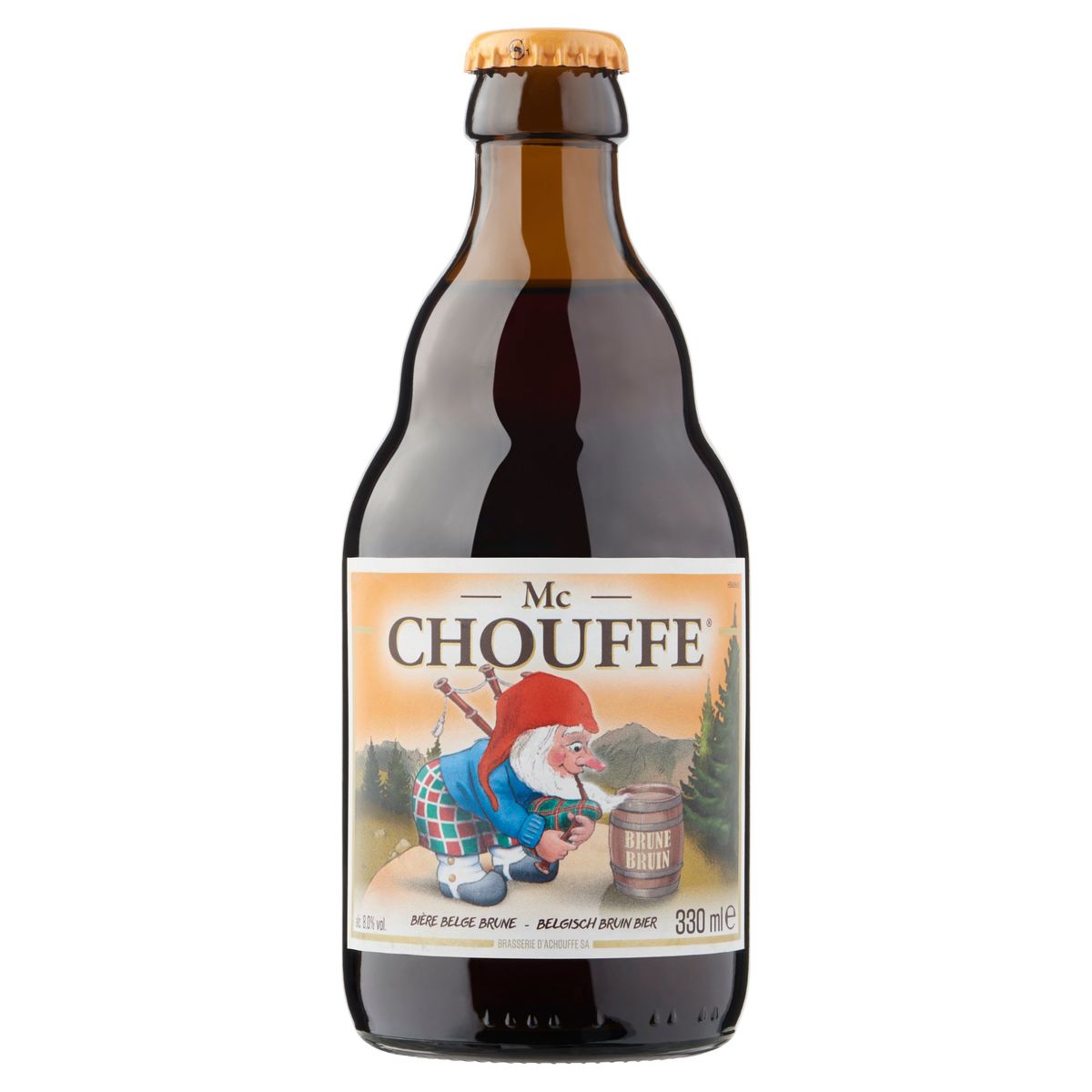 Mc Chouffe Bière Belge Brune Bouteille 330 ml