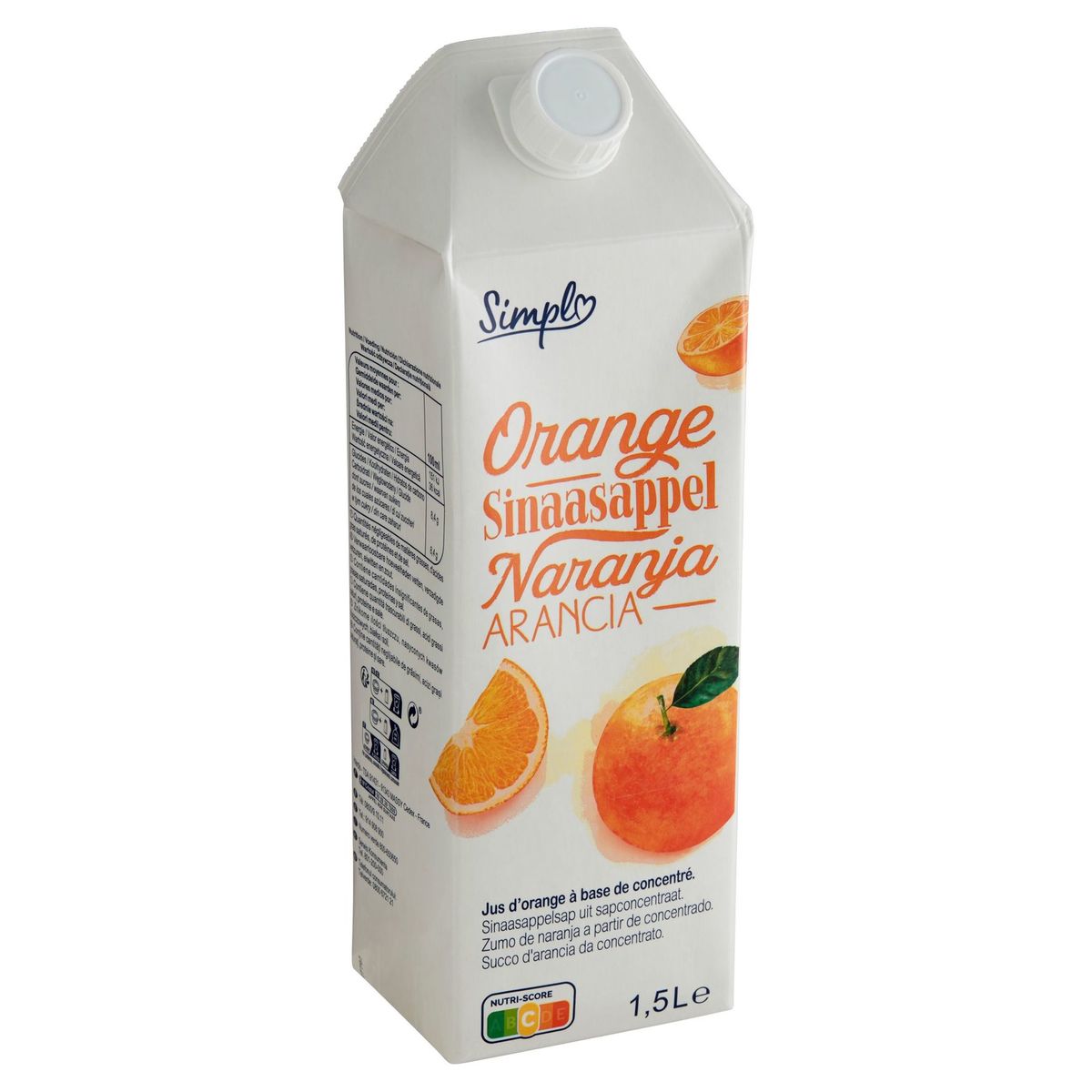 Sinaasappel Sap uit Sapconcentraat 1.5 L
