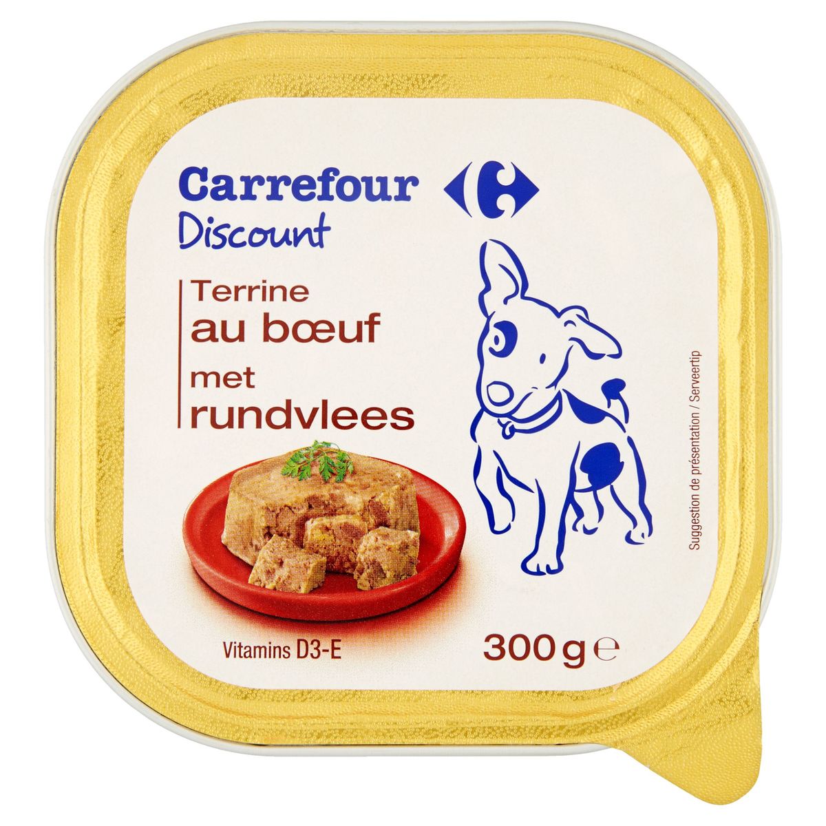 Carrefour Discount Terrine met rundvlees 300 g