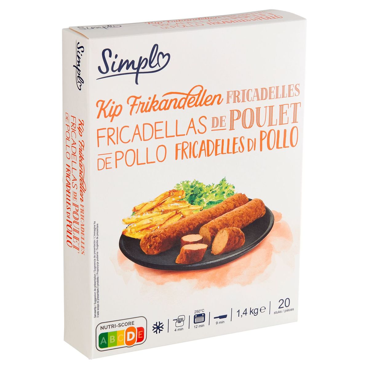 Simpl Fricadellas de Poulet 20 Pièces 1.4 kg