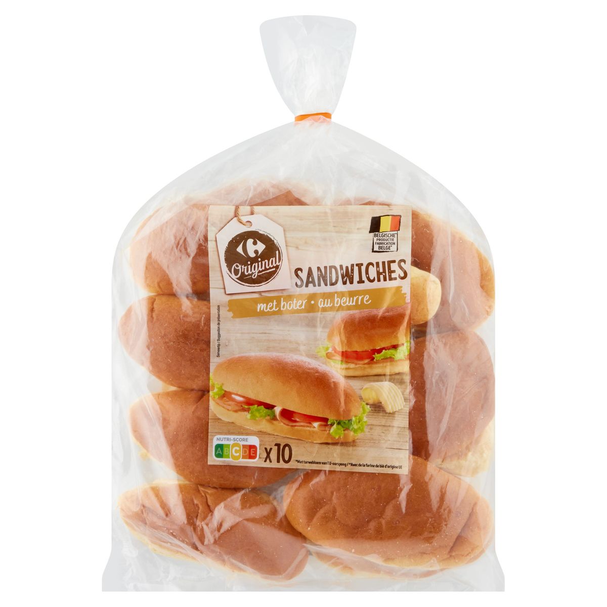 Carrefour Original Sandwiches au Beurre 10 Pièces 450 g