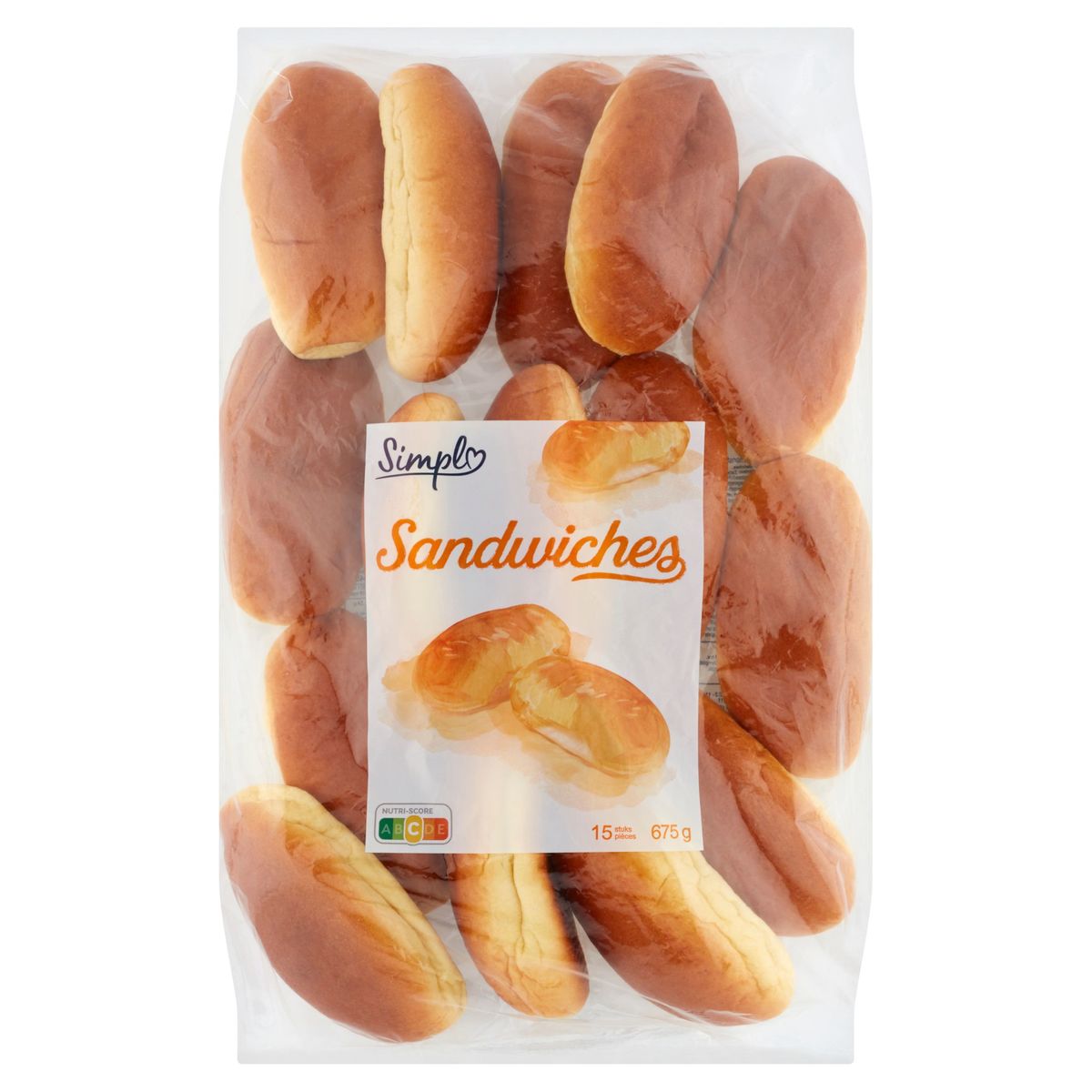 Simpl Sandwiches 15 Stuks 675 g