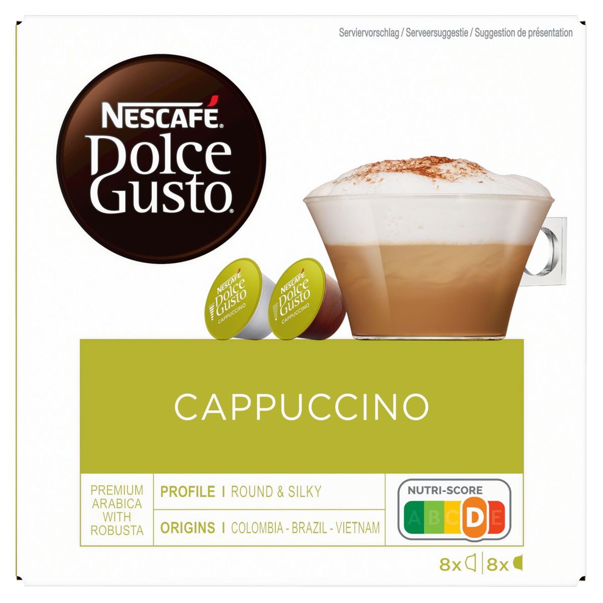 Nescafé Dolce Gusto Cappuccino 16 Capsules 186.4 g