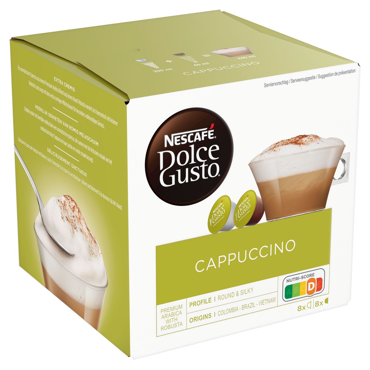 Nescafé Dolce Gusto Cappuccino Arabica Robusta 16 Capsules 186.4 g
