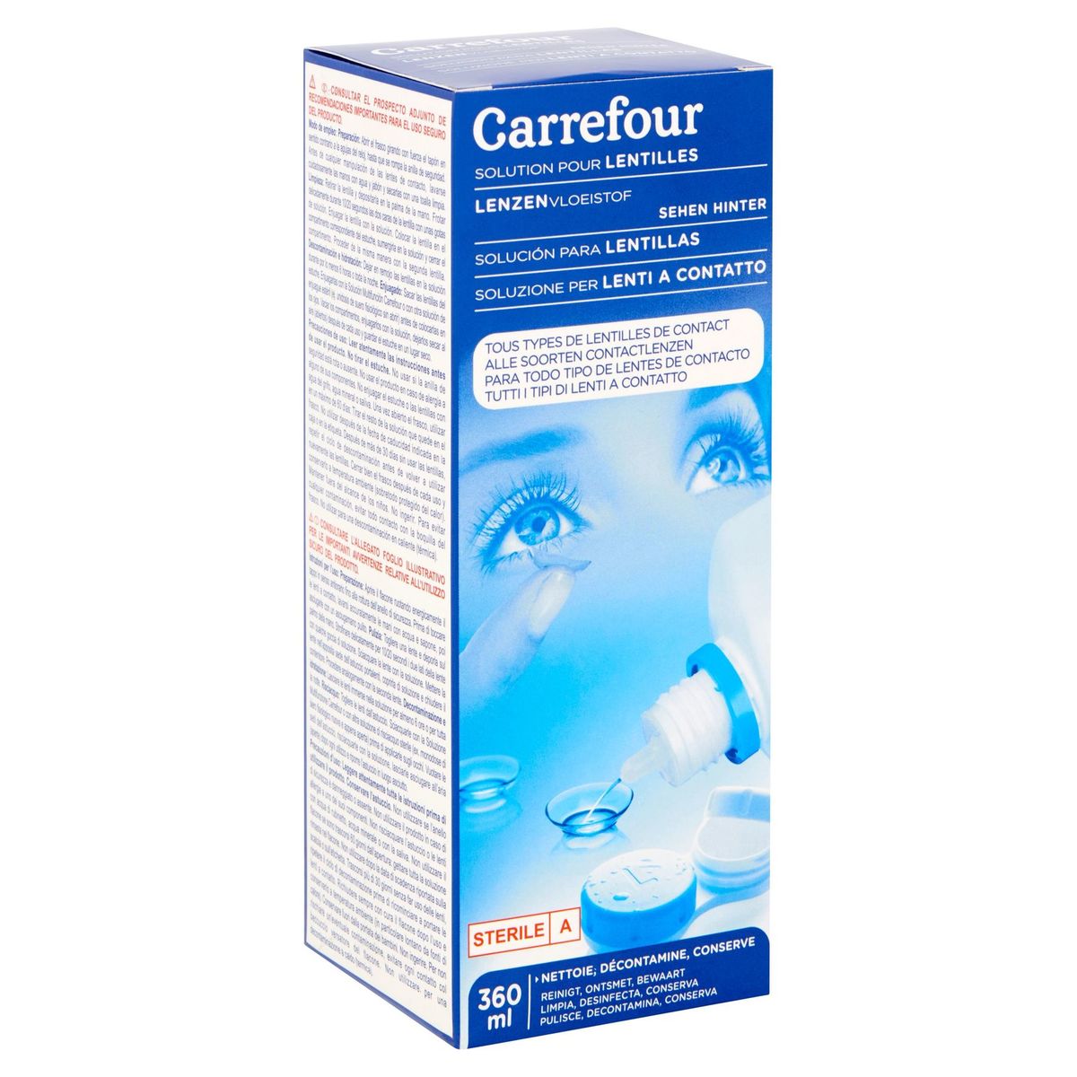Carrefour Solution pour Lentilles 360 ml