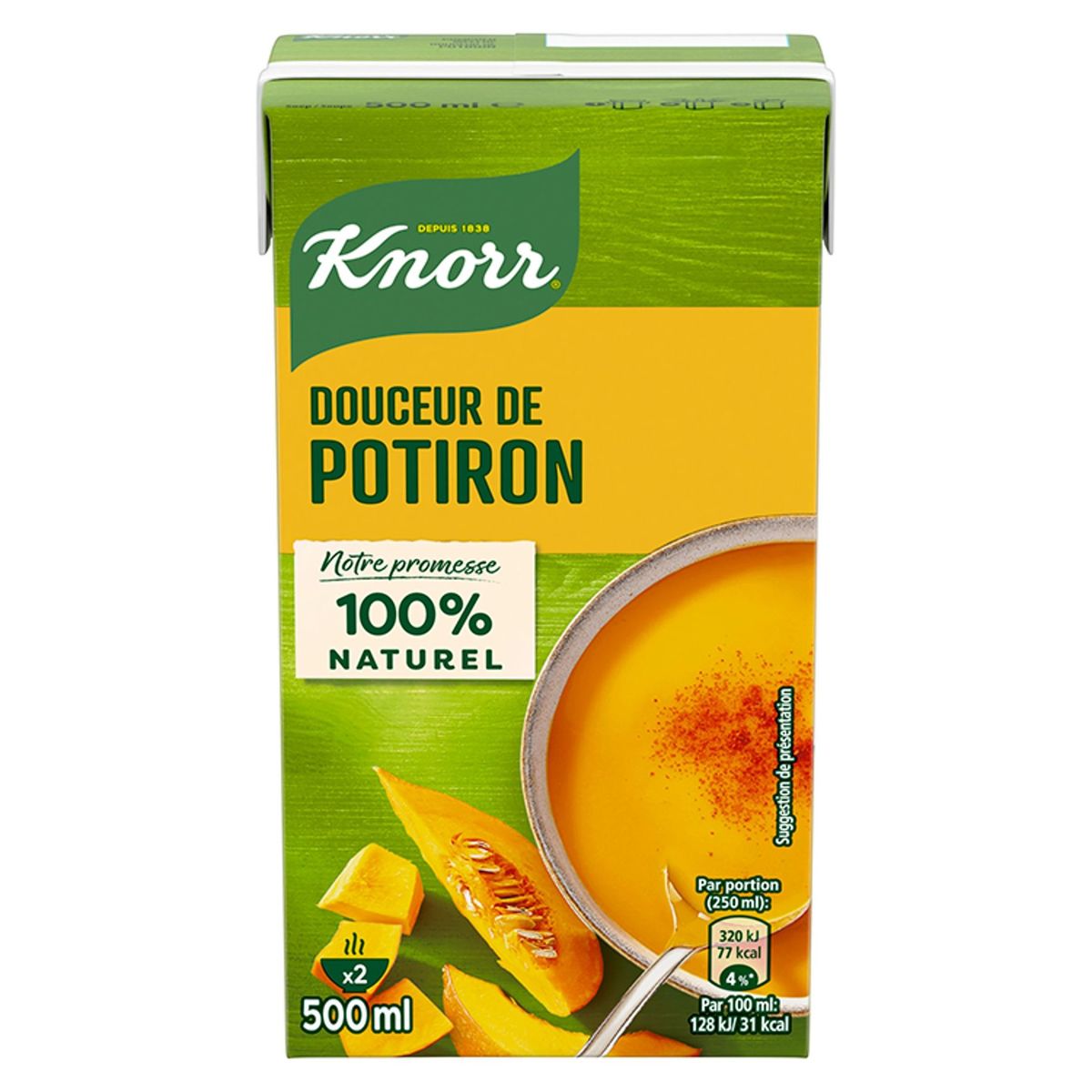 Knorr Classics Tetra Soupe Douceur de Potiron 500 ml