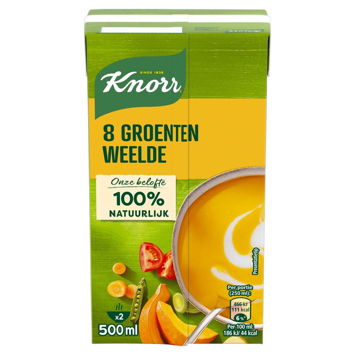 Knorr Classics Tetra Soupe Douceur de 8 Légumes 500 ml
