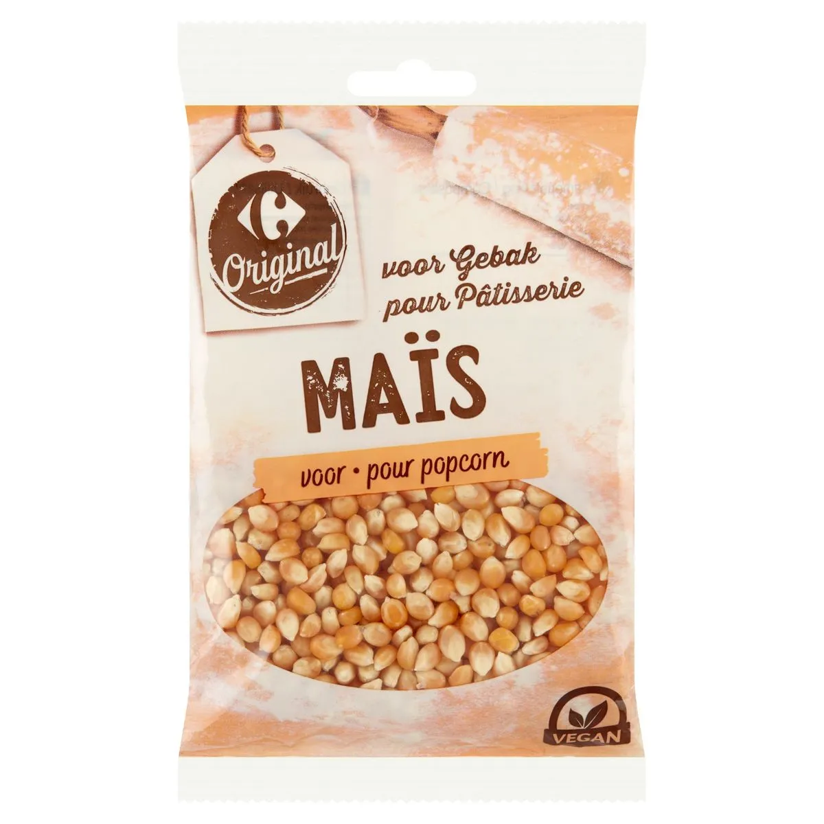 original maïs voor popcorn 125 g carrefour belgië