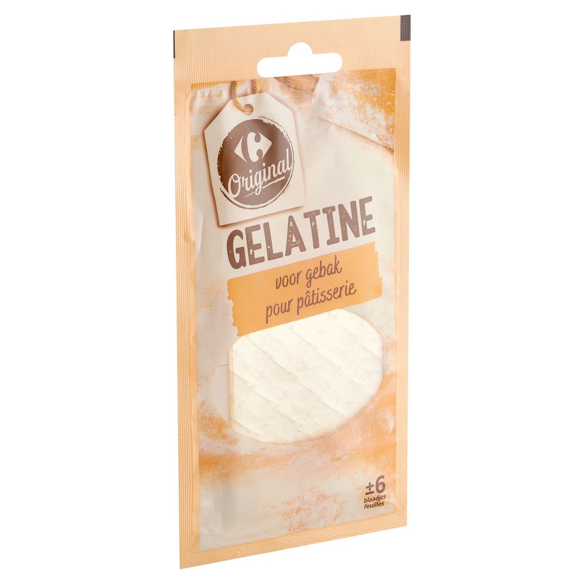 Carrefour Original Gelatine pour Pâtisserie 12 g