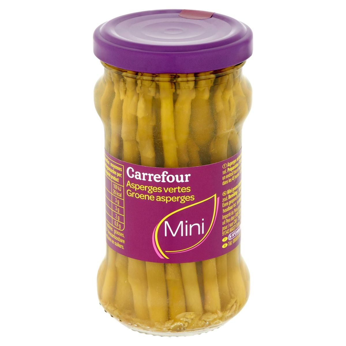 Carrefour Mini Asperges Vertes 190 g