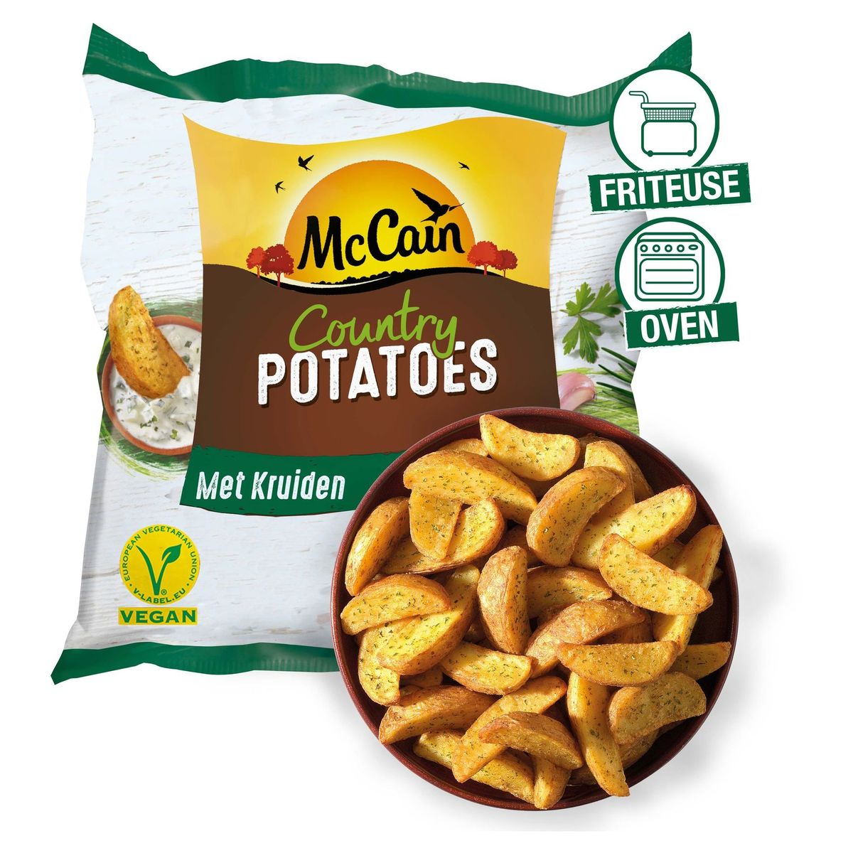 McCain Country Potatoes met Kruiden 750 g
