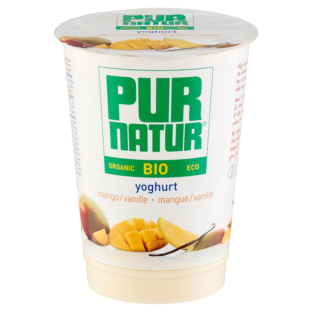 Pur Natur Bio Yoghurt Mangue / Vanille 500 g