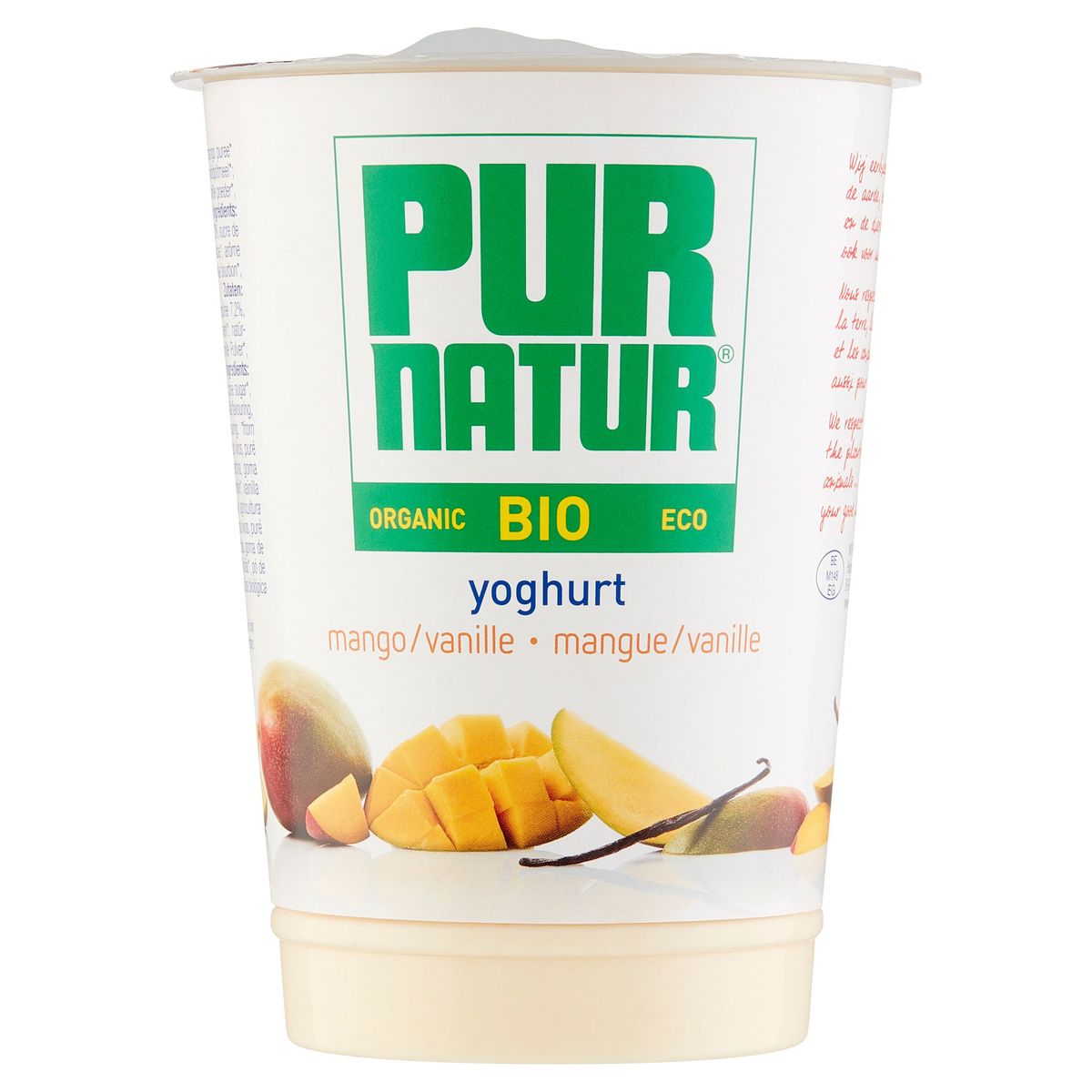 Pur Natur Bio Yoghurt Mangue / Vanille 500 g