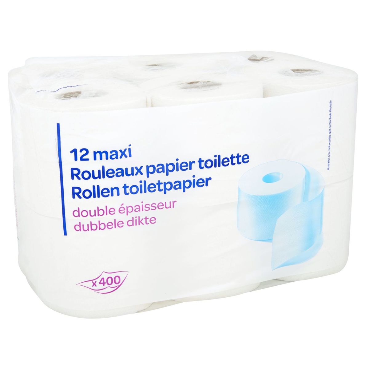10 pièces getherad Lot de 10 Rouleaux de Papier Toilette Triple épaisseur 100 Rouleaux de Papier Toilette recyclé Good Blanc Neutre 
