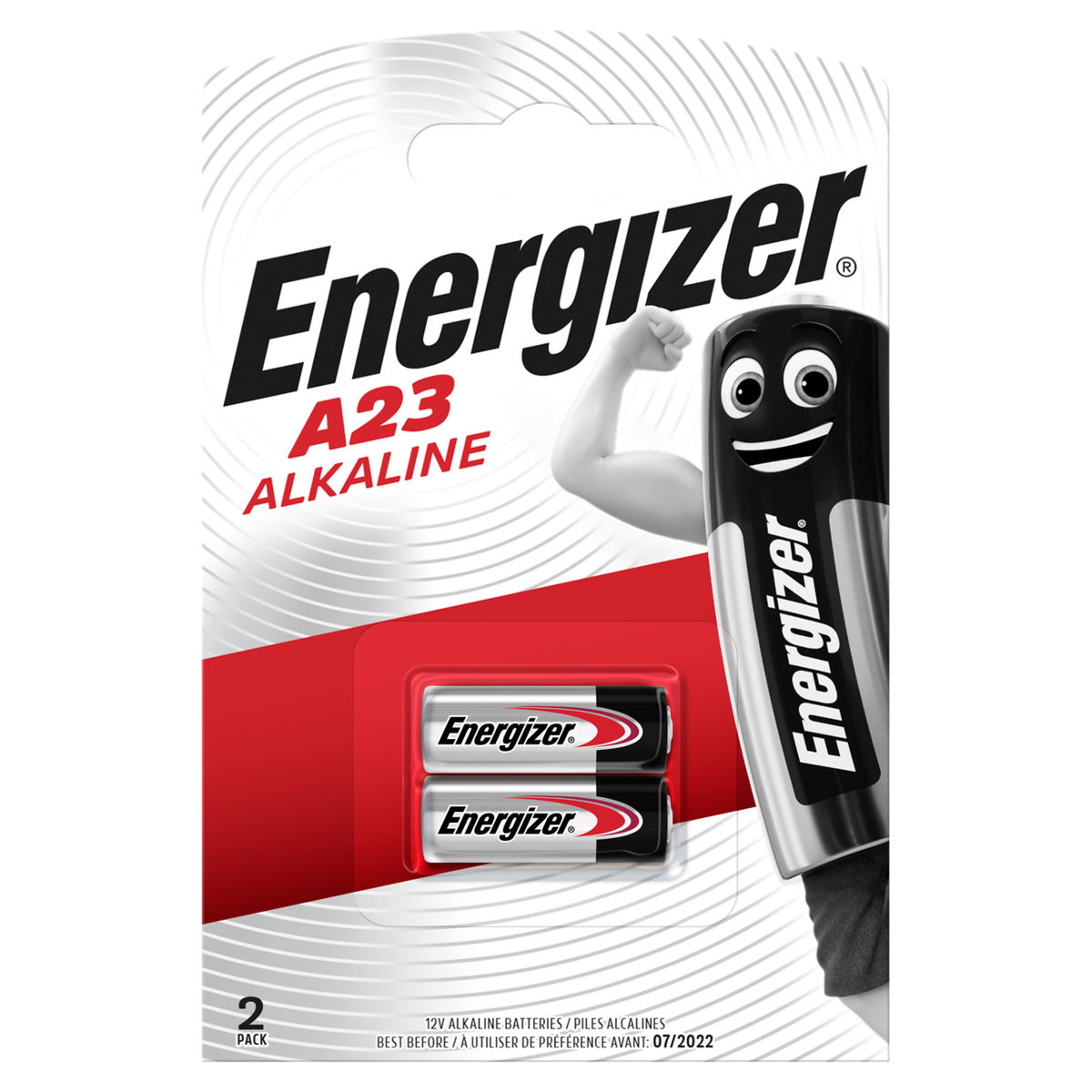 Energizer A23/E23A Piles Alcaline 12V 2 pièces