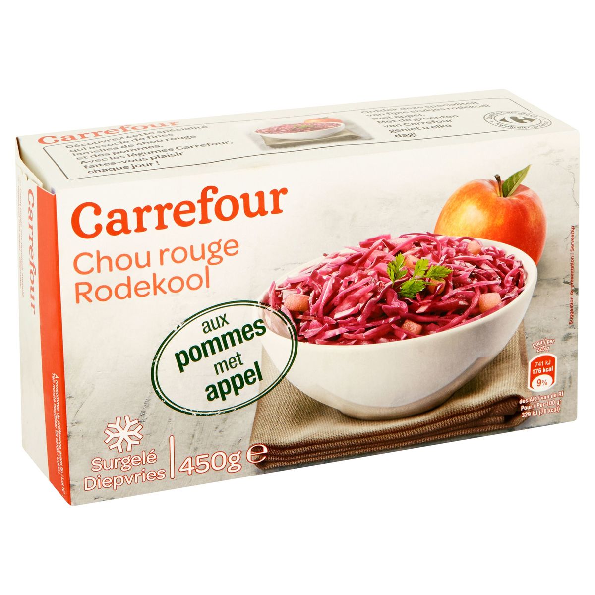 Carrefour Rodekool met Appel 450 g