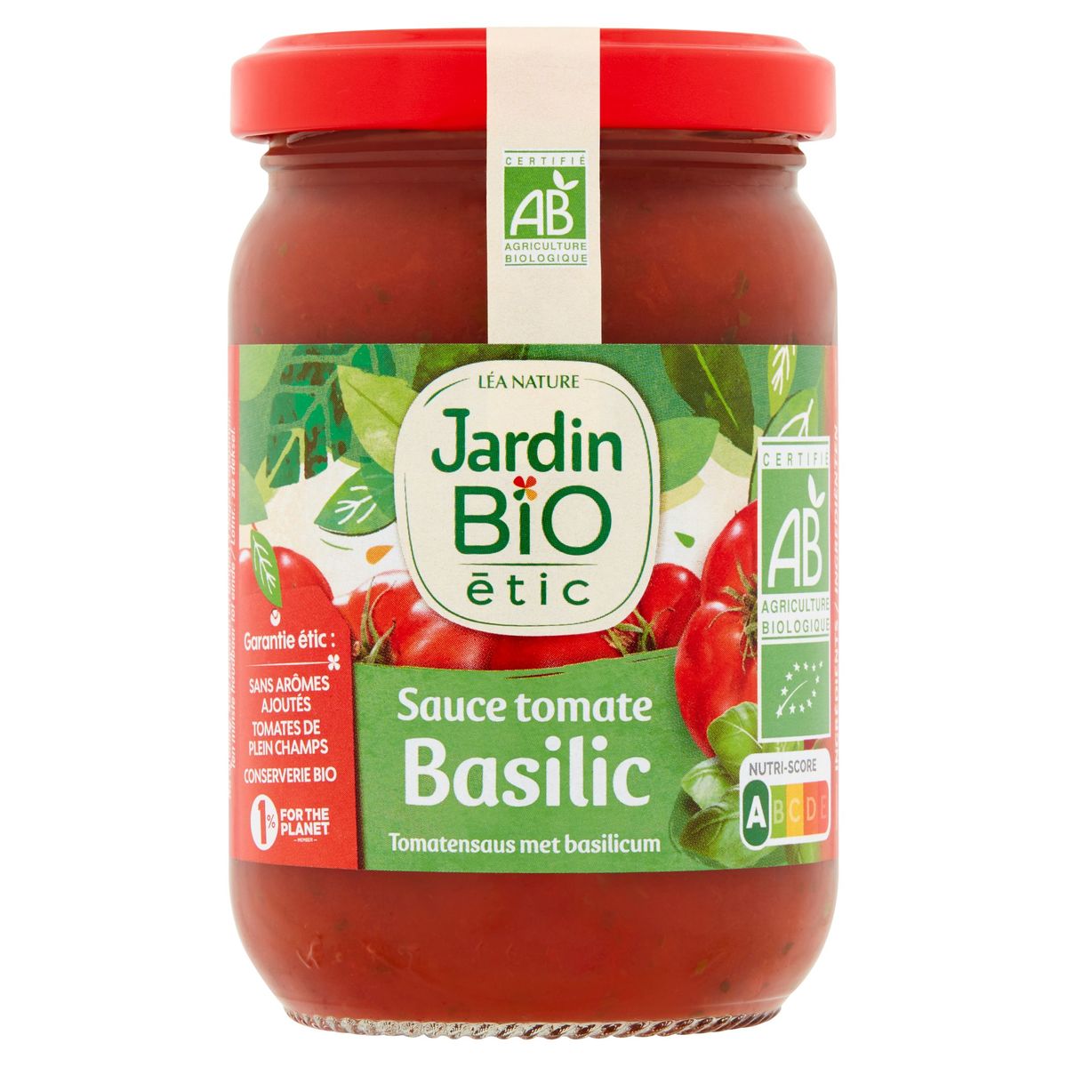 Jardin Bio' Sauce Tomate Basilic 200 g