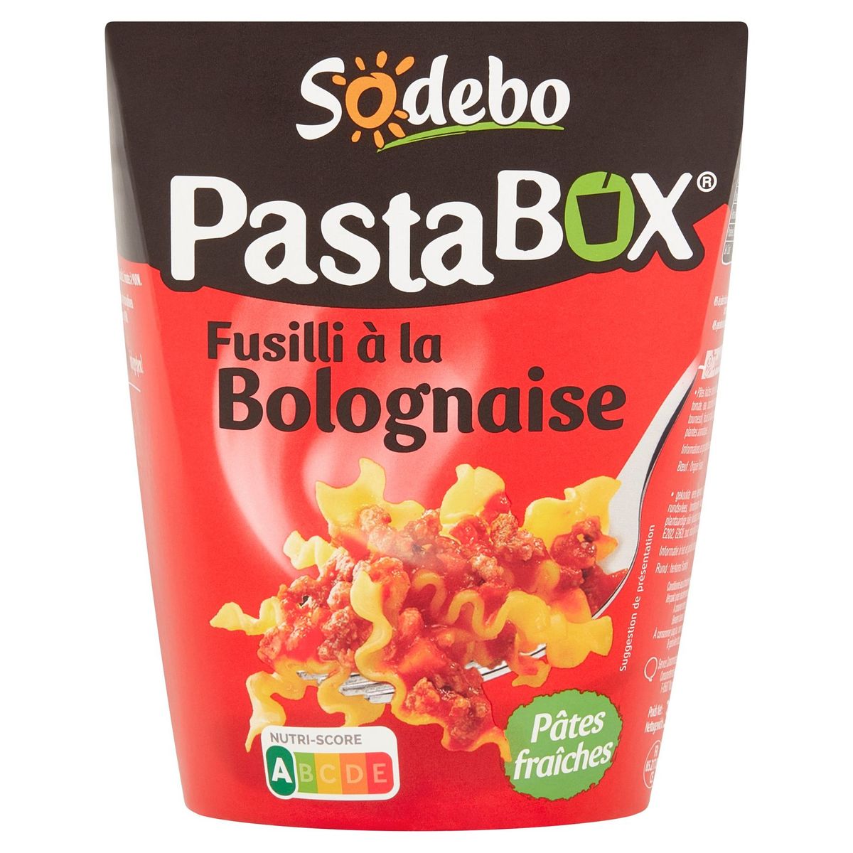 Sodebo Pasta Box Fusilli à la Bolognaise 300 g
