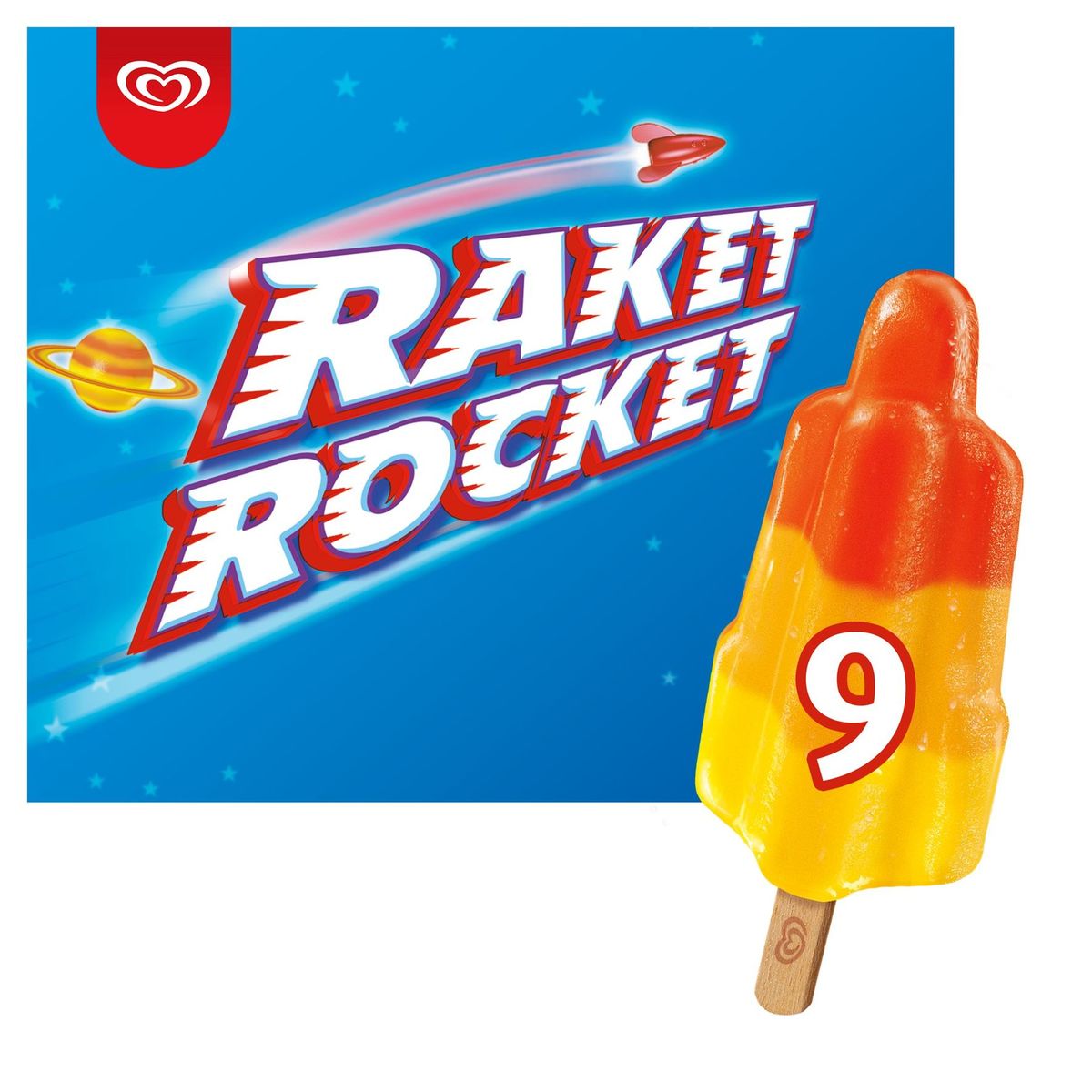 Ola Kids & Fun Ijs Raket 9 x 55 ml