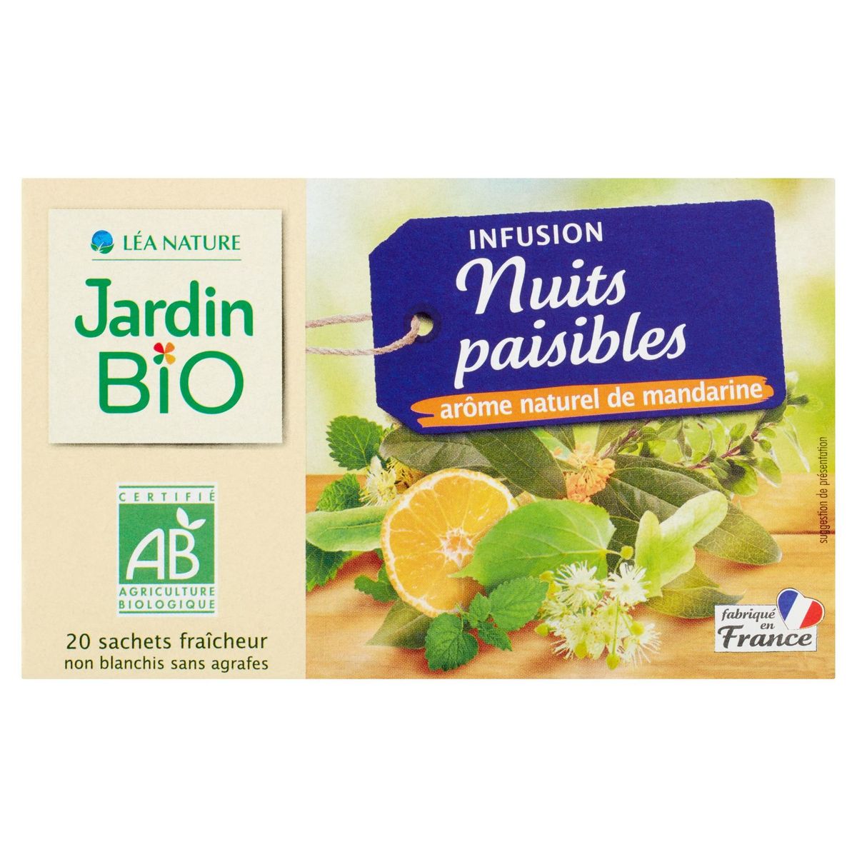 Jardin Bio' Infusion Nuits Paisibles 30 g