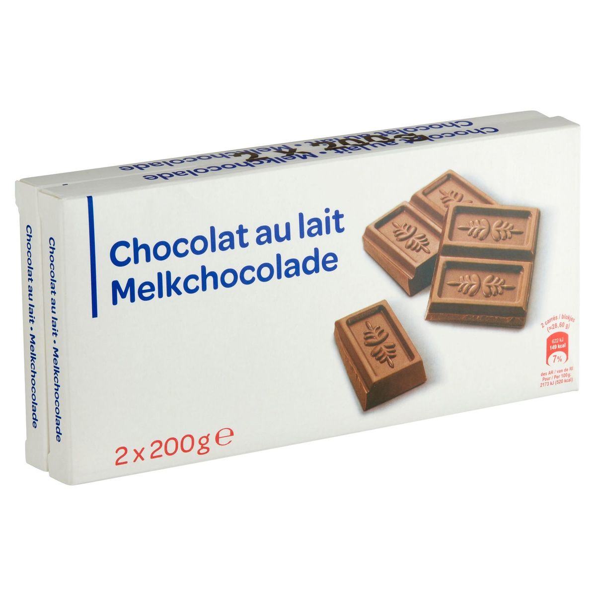 Chocolat au Lait 2 x 200 g