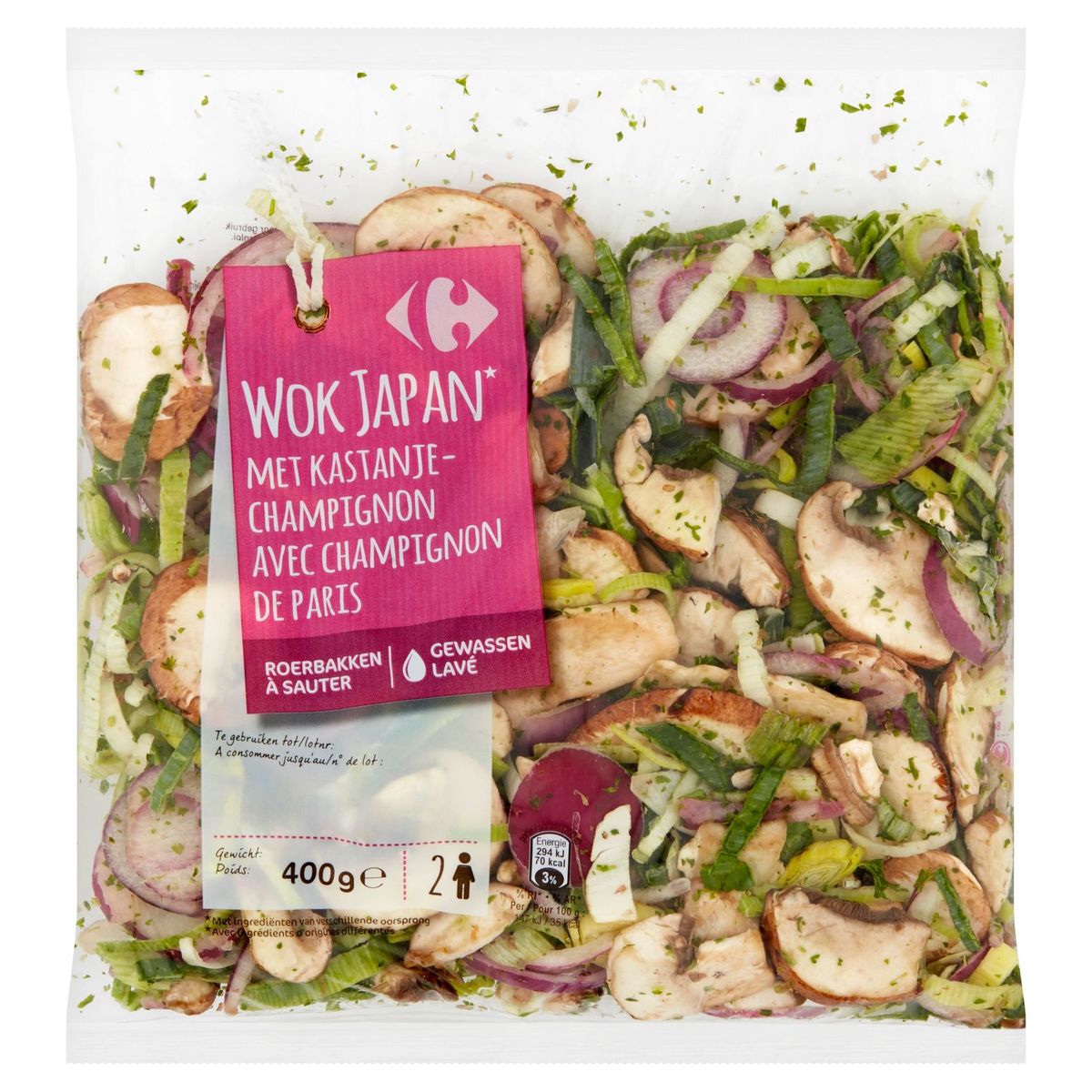 Carrefour Wok Japan avec Champignon de Paris 400 g Carrefour Site