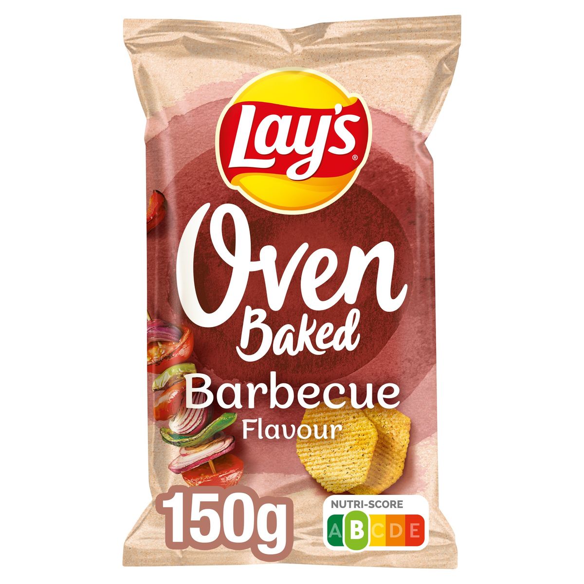 Lay's Oven Baked BBQ Chips 150 gr
