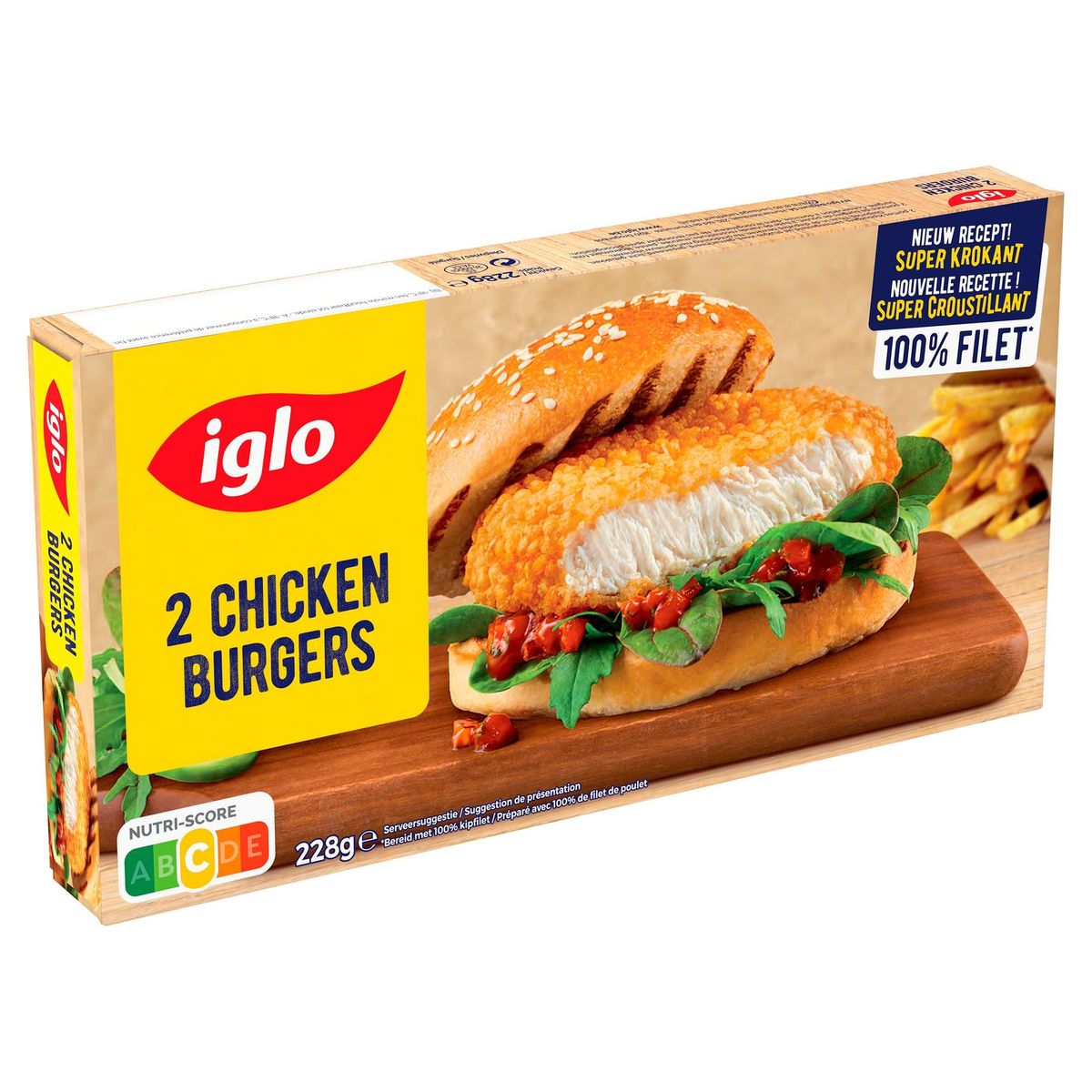 Iglo 2 Chicken Burgers 200 g