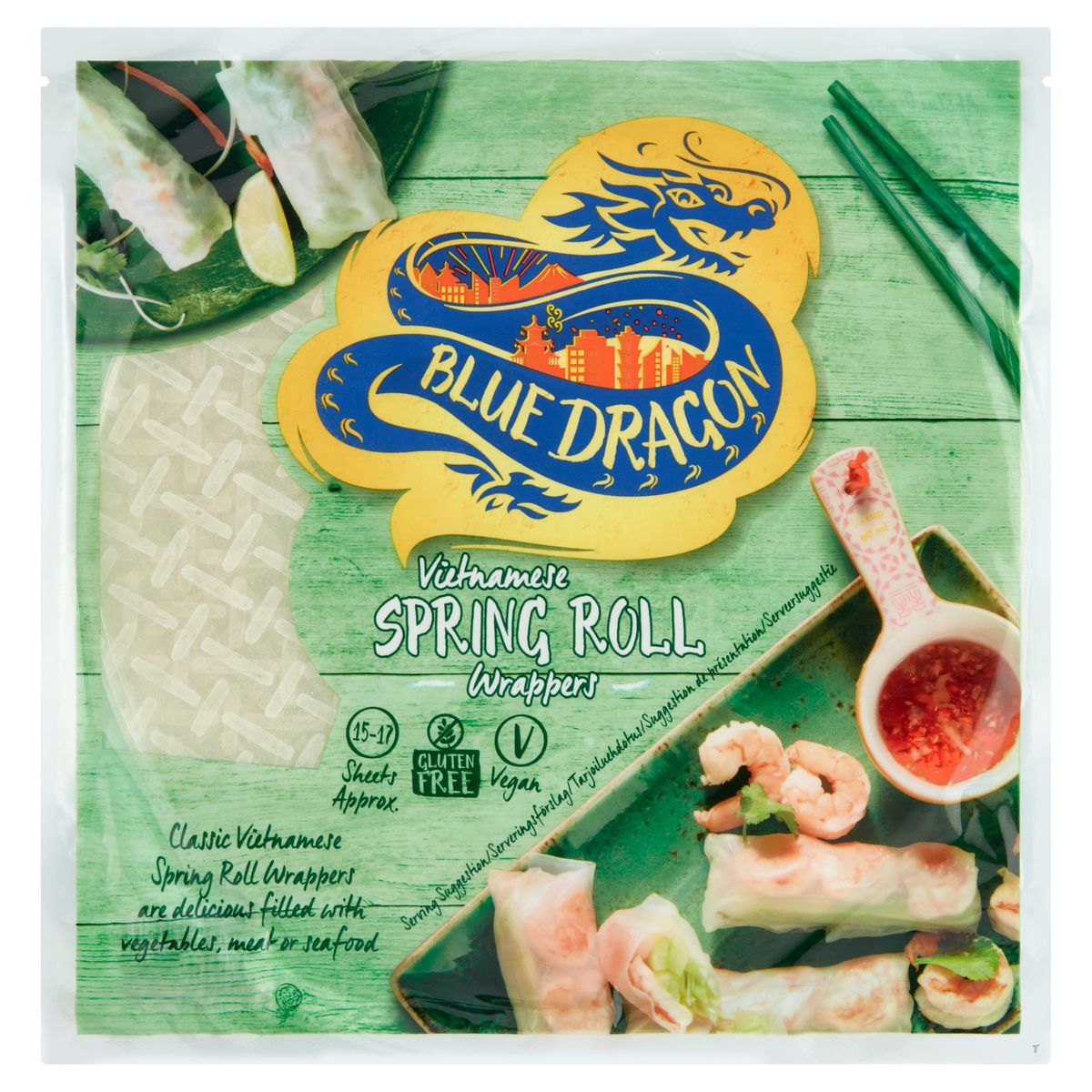 Blue Dragon Vietnamese Spring Roll Wrappers 134 g