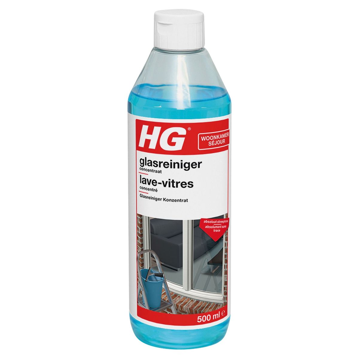 HG Woonkamer Glasreiniger Concentraat 500 ml