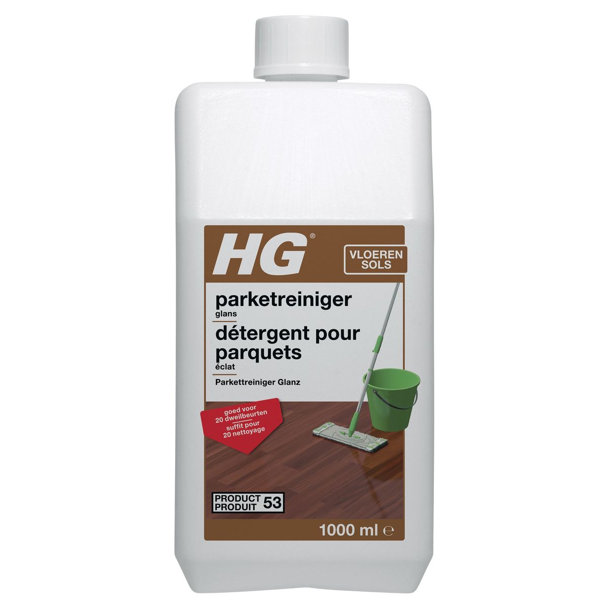 HG Parketreiniger Glans 1000 ml