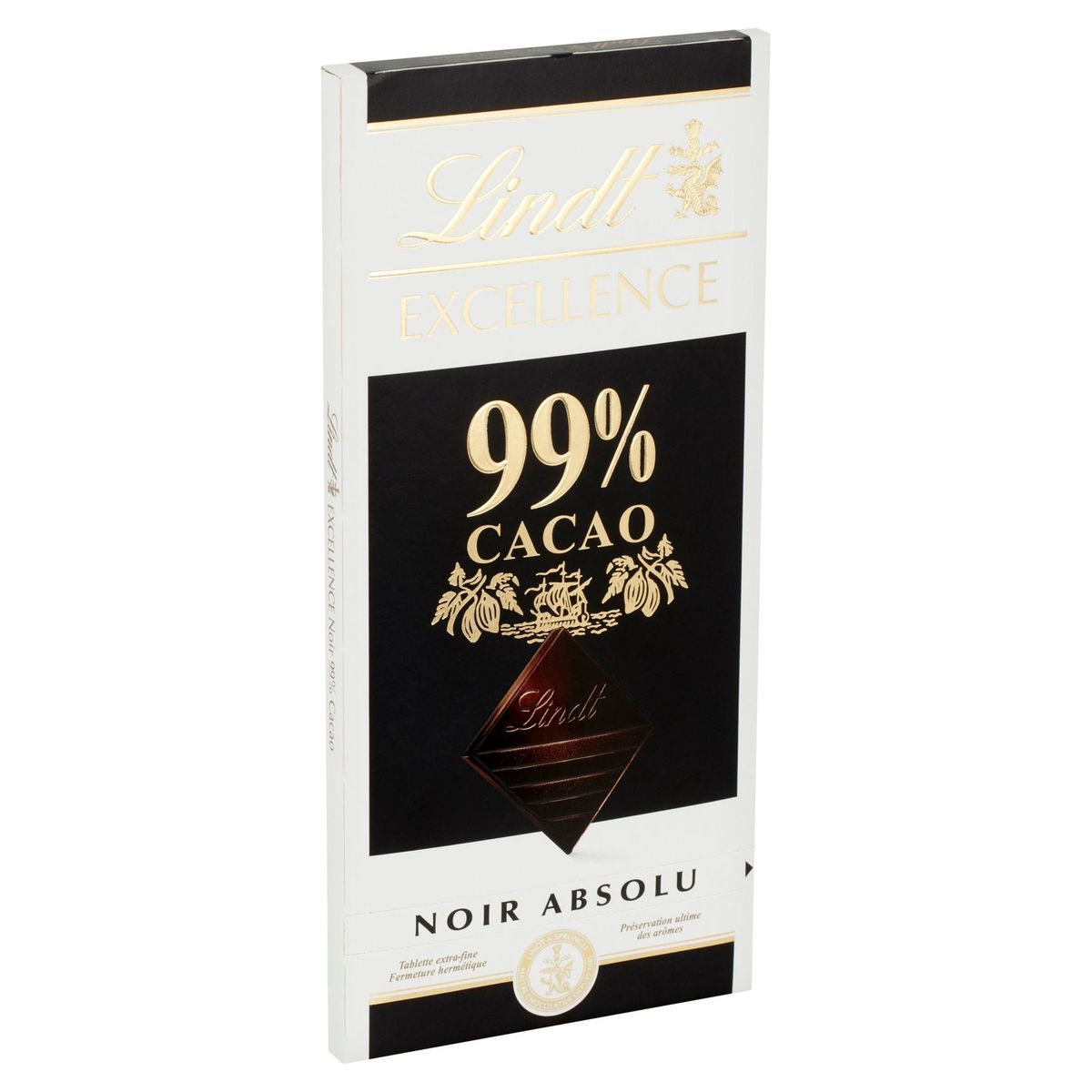Lindt Excellence 99% Cacao Noir Absolu 50 g | Carrefour Site
