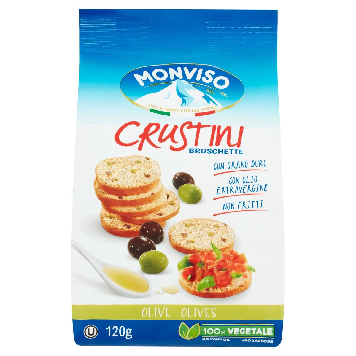 Monviso Crustini Bruschette Olives 120 g