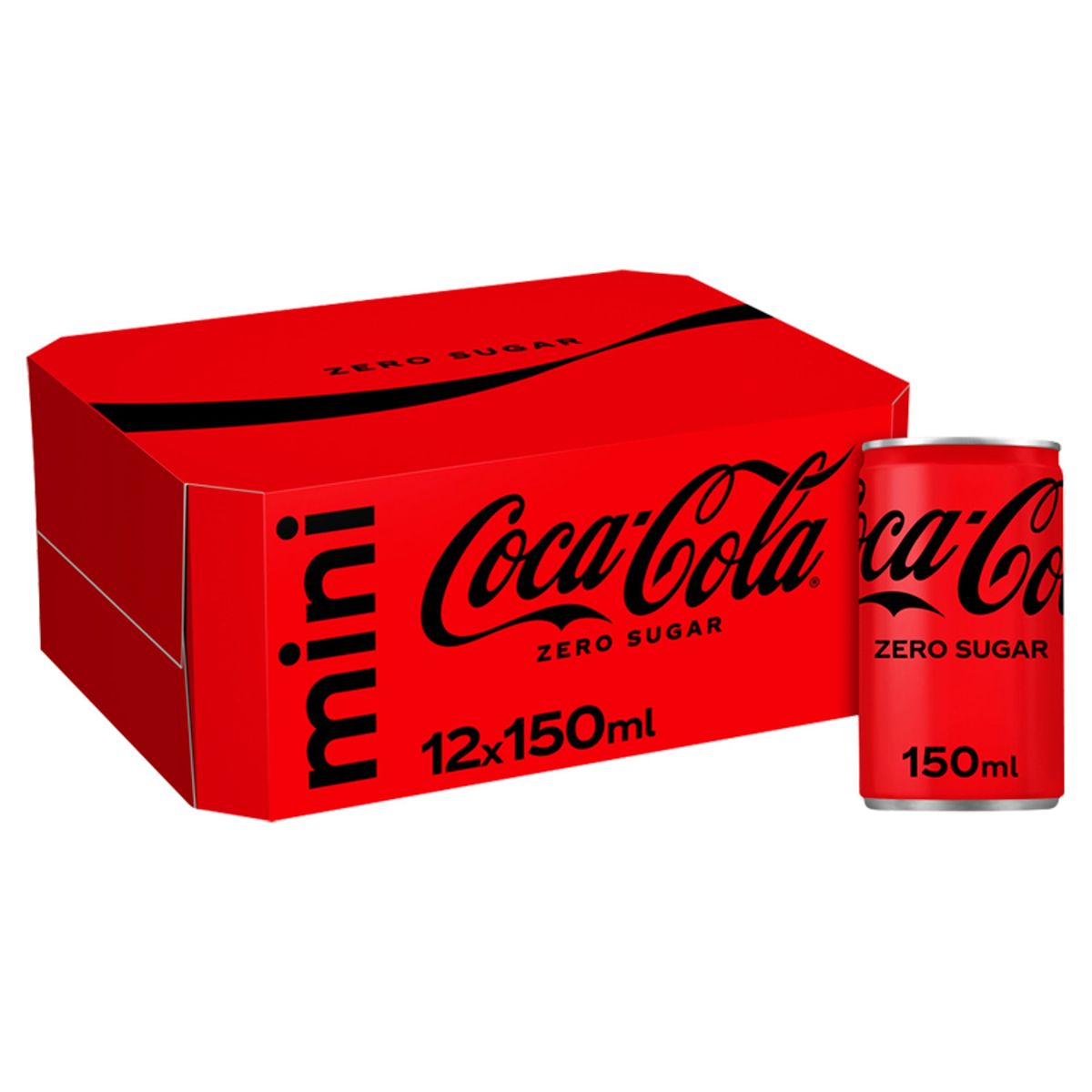 Coca-Cola Zero Coke Soft drink Blik 12 x 150 ml