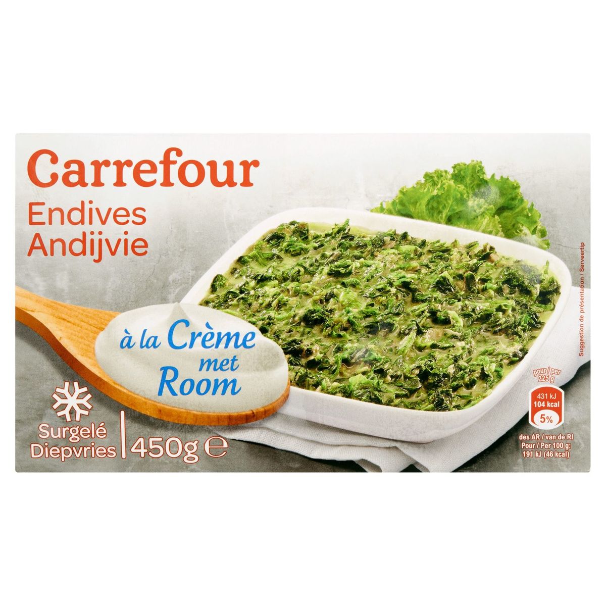 Carrefour Endives à la Crème 450 g
