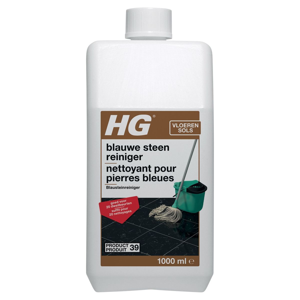 HG Reiniger Blauwe Steen Product 39 1 L